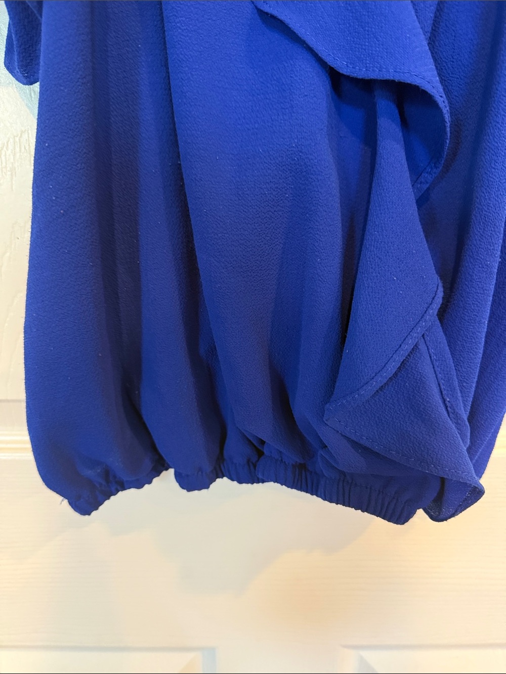 C Royal Blue Ruffle Camisole - Picture 3 of 3